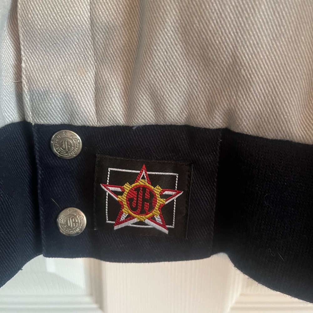 NASCAR Chase Authentics Gray And Black Jacket with Red and White Logo Trim XL - Picture 4 of 14